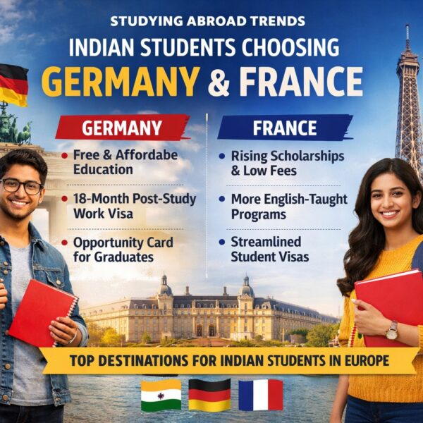 Study destinations for Indian students