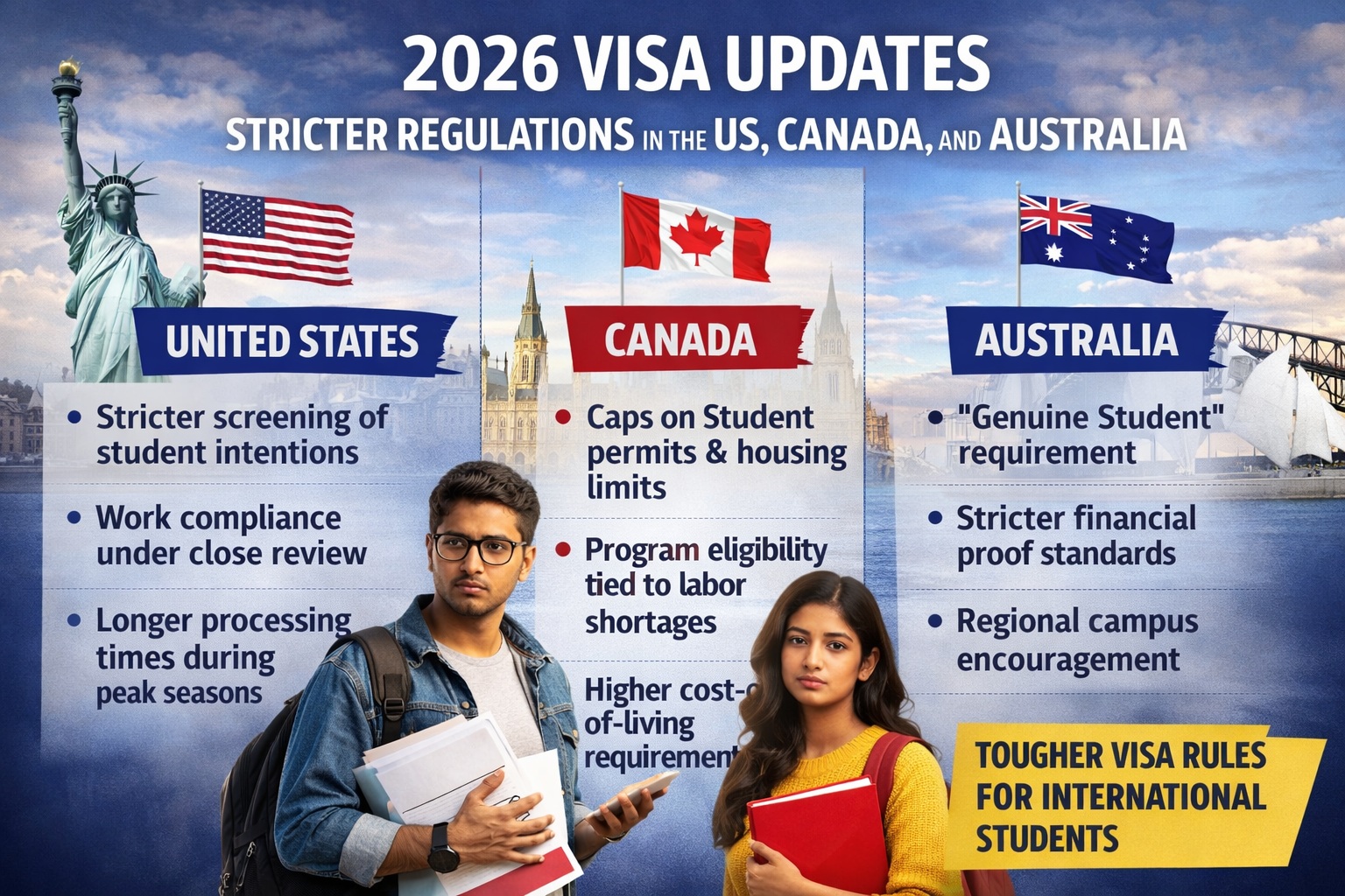 Visa updates for international students 2026