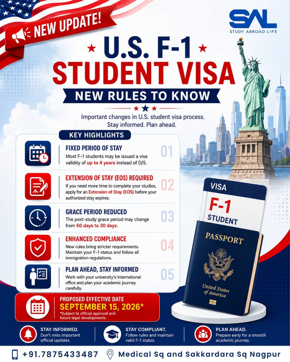 U.S. F-1 Student Visa New Rules 2026